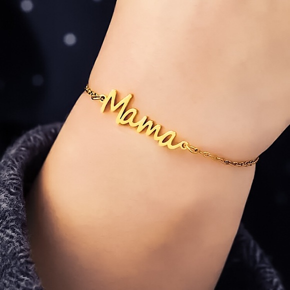 🔵𝟲𝟱%𝗢𝗙𝗙 𝗯𝘂𝗻𝗱𝗹𝗲𝘀 𝟯+🔵 NEW Mama Charm Stainless Steel Bracelet - Picture 6 of 11